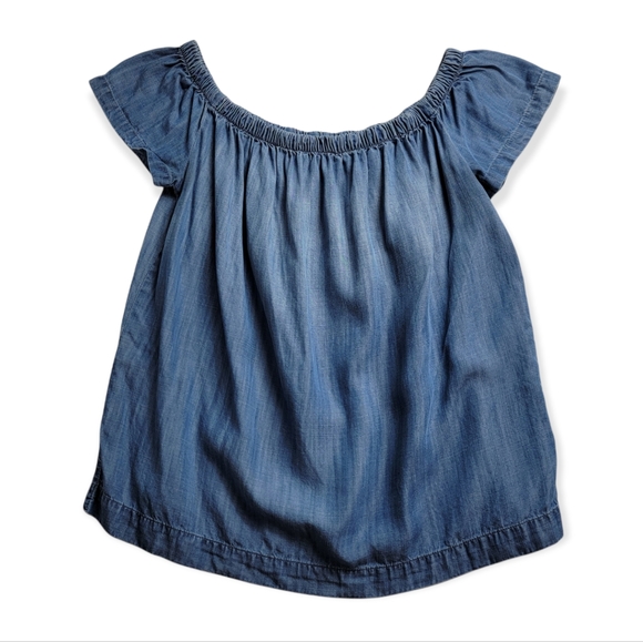 Cloth & Stone Chambray Off Shoulder Blouse - Picture 2 of 8